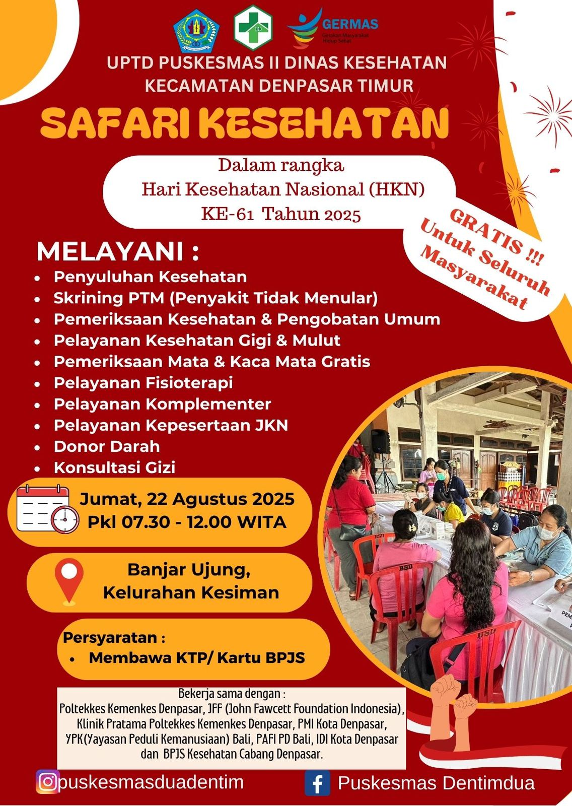 SAFARI KESEHATAN DALAM RANGKA HARI KESEHATAN NASIONAL KE 61 TAHUN 2025