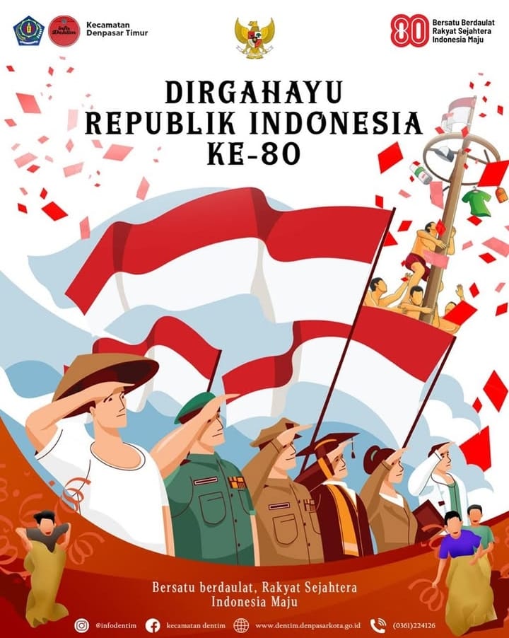 DIRGAHAYU REPUBLIK INDONESIA KE 80